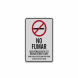 Spanish District Of Columbia No Smoking Aluminum Sign (Reflective)