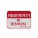 North Carolina Private Property Aluminum Sign (Reflective)