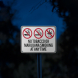 No Tobacco Or Marijuana Smoking Aluminum Sign (Reflective)