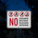 No Skateboarding Aluminum Sign (Reflective)