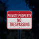 Nevada Private Property Aluminum Sign (Reflective)