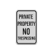Minnesota No Trespassing Aluminum Sign (Reflective)