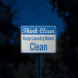Keep Laundry Room Clean Aluminum Sign (Reflective)