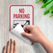 No Parking Tow Away Zone Decal (EGR Reflective)