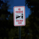 No Parking Tow Away Zone Aluminum Sign (EGR Reflective)