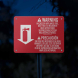 Fire Extinguisher Instruction Warning Aluminum Sign (Reflective)