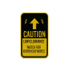 Caution Low Clearance Watch For Overhead Wires Aluminum Sign (Reflective)