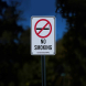 California No Smoking Symbol Aluminum Sign (Reflective)