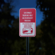 Customer Parking Only No Overnight Parking Aluminum Sign (Reflective)