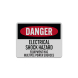 OSHA Electrical Shock Hazard Equipment Aluminum Sign (Reflective)