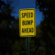 Speed Bump Ahead Aluminum Sign (EGR Reflective)