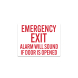 Fire Emergency Exit Decal (Non Reflective)