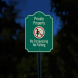 No Trespassing No Fishing Aluminum Sign (EGR Reflective)