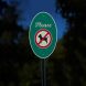 No Dogs Allowed Aluminum Sign (EGR Reflective)