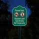 Private Road Residents & Guests Only Aluminum Sign (EGR Reflective)
