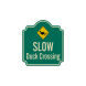 Slow Duck Crossing Aluminum Sign (EGR Reflective)