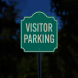 Visitor Parking Aluminum Sign (Reflective)