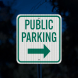 Public Parking Aluminum Sign (EGR Reflective)