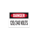 OSHA High Voltage Danger Decal (Non Reflective)