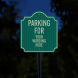 Custom Parking For Aluminum Sign (HIP Reflective)