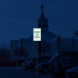 Parking Reserved for Pastor Aluminum Sign (HIP Reflective)