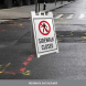 Sidewalk Closed Corflute Sign (Non Reflective)