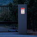 Keep Gate Closed & Locked Aluminum Sign (EGR Reflective)