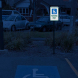 Handicap Parking Only Aluminum Sign (Diamond Reflective)
