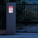 Stop, Wait For Gate To Open Aluminum Sign (Diamond Reflective)