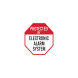 Protected By Electronic Alarm System Decal (Non Reflective)
