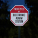Protected By Electronic Alarm System Aluminum Sign (EGR Reflective)