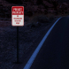 Private Property Dead End Road Aluminum Sign (Diamond Reflective)