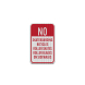 No Skateboarding & Bicycles Aluminum Sign (EGR Reflective)