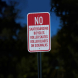 No Skateboarding & Bicycles Aluminum Sign (EGR Reflective)