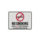 California No Smoking Aluminum Sign (EGR Reflective)