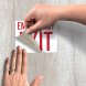 Emergency Exit Decal (Non Reflective)