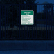 Tennis Court Rules Aluminum Sign (Diamond Reflective)