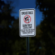 No Drugs Guns School Zone Aluminum Sign (EGR Reflective)