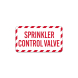 Sprinkler Control Valve Decal (Non Reflective)