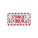 Sprinkler Control Valve Aluminum Sign (EGR Reflective)