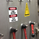 Bilingual High Voltage Warning Decal (Non Reflective)