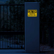 Caution Hazardous Material Area Aluminum Sign (HIP Reflective)