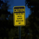 Parking Area May Be Slippery When Wet Aluminum Sign (EGR Reflective)