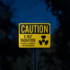 Caution X Ray Radiation Aluminum Sign (EGR Reflective)