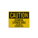 Chemical Storage Area Authorized Personnel Only Decal (EGR Reflective)