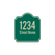 Custom Street Name & Number Palladio Aluminum Sign (HIP Reflective)