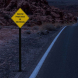 Dead End No Trespassing Aluminum Sign (HIP Reflective)