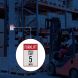 Forklift Speed Limit Decal (EGR Reflective)