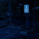 Bilingual Handicapped Reserved Parking Aluminum Sign (HIP Reflective)