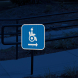 Handicap Symbol Aluminum Sign (EGR Reflective)